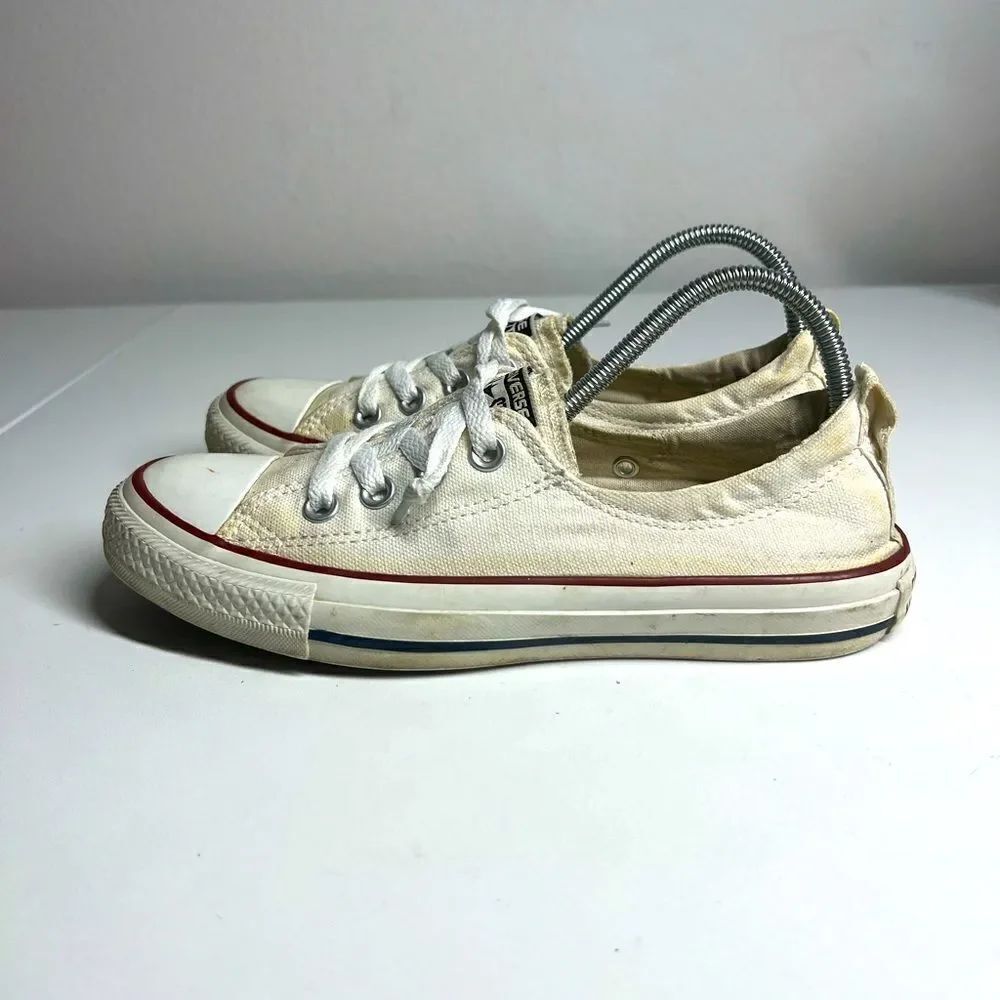 Converse Shoreline Slip-On Shoe Womens 7 White Chuck Taylor 537084F Sneaker